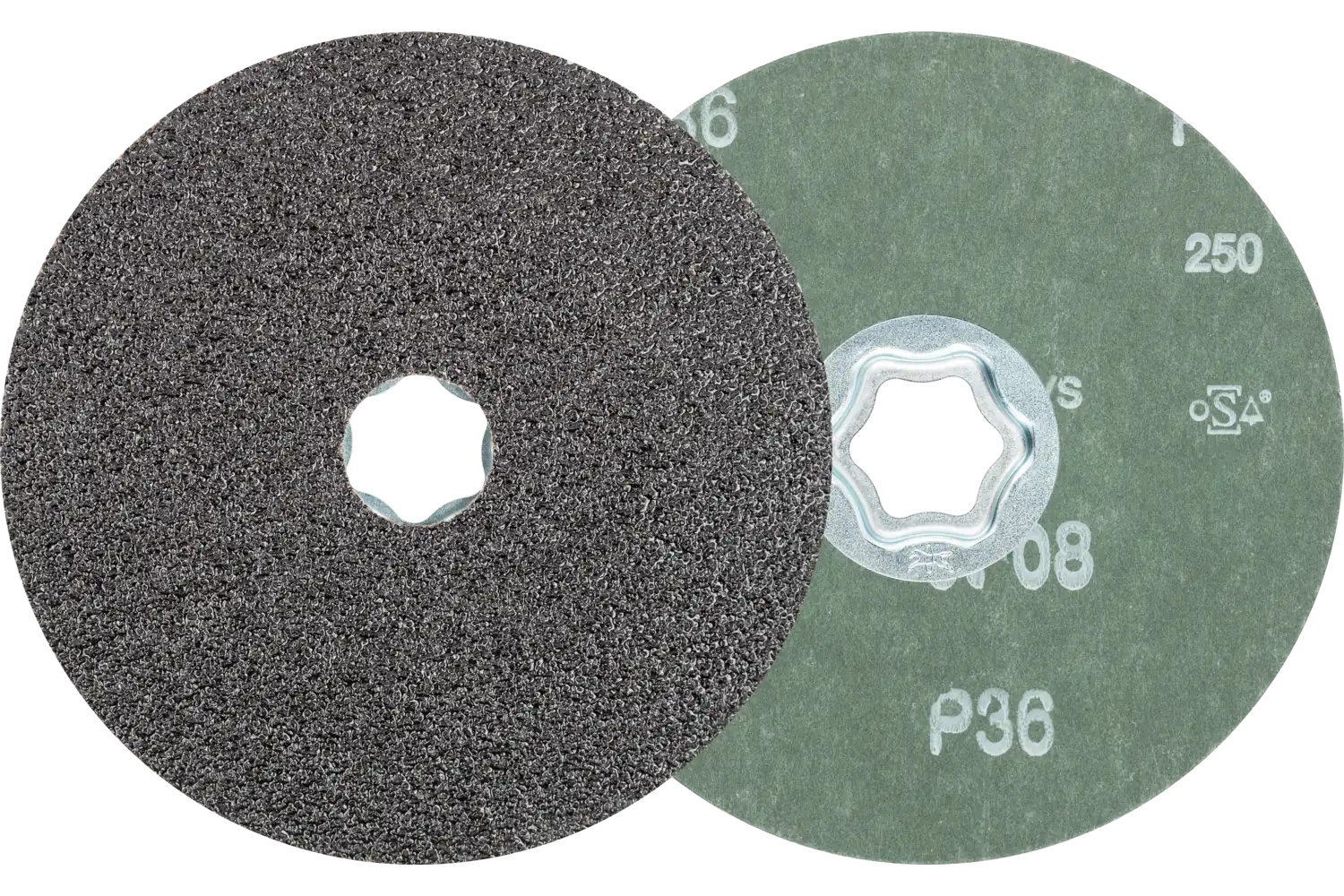 Picture of Pferd Combiclick® Fiber Disc, 5" Dia, 36 Grit, Silicon Carbide